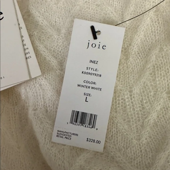 Joie Alpaca Inez Winter White Sweater